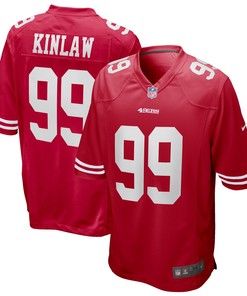 Javon Kinlaw San Francisco 49ers Game Jersey - Scarlet Nfl - Robokeg