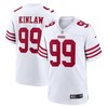 Javon Kinlaw San Francisco 49ers Player Game Jersey - White Nfl - Robokeg