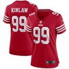 Javon Kinlaw San Francisco 49ers Womens Player Game Jersey - Scarlet Nfl - Robokeg