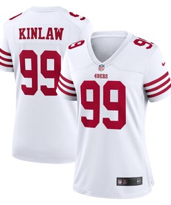 Javon Kinlaw San Francisco 49ers Womens Player Game Jersey - White Nfl - Robokeg