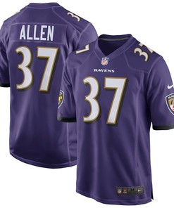 Javorius Allen Baltimore Ravens Nike Game Jersey - Purple - Robokeg