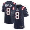Jawhaun Bentley New England Patriots Game Player Jersey - Navy Nfl - Robokeg