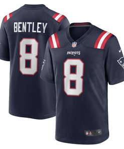 Jawhaun Bentley New England Patriots Game Player Jersey - Navy Nfl - Robokeg
