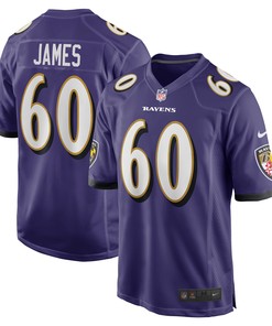 Jawuan James Baltimore Ravens Game Jersey - Purple Nfl - Robokeg