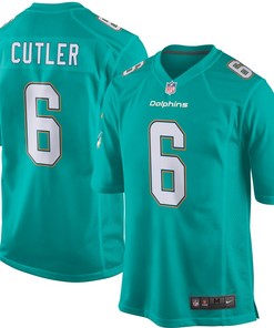 Jay Cutler Miami Dolphins Nike Game Jersey - Aqua - Robokeg