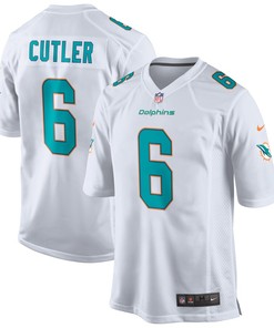 Jay Cutler Miami Dolphins Nike Game Jersey - White - Robokeg