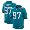 Jay Tufele Jacksonville Jaguars Game Jersey - Teal Nfl - Robokeg