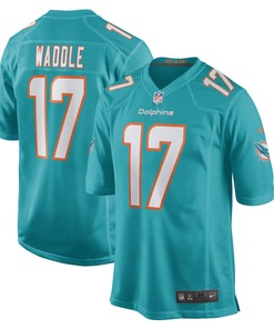 Jaylen Waddle Miami Dolphins Game Player Jersey Aqua Nfl - Robokeg