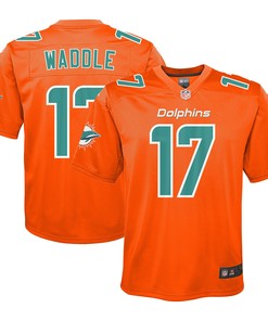 Jaylen Waddle Miami Dolphins Inverted Game Jersey - Orange Nfl - Robokeg