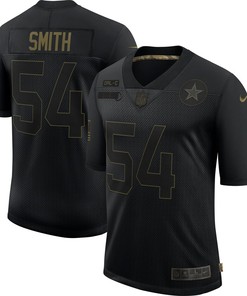 Jaylon Smith Dallas Cowboys 2020 Salute To Service Limited Jersey - Black - Robokeg