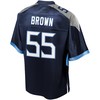 Jayon Brown Tennessee Titans Nfl Pro Line Team Player Jersey - Navy - Robokeg