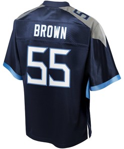 Jayon Brown Tennessee Titans Nfl Pro Line Team Player Jersey - Navy - Robokeg