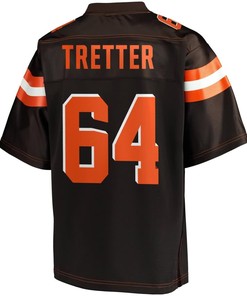 J.c. Tretter Cleveland Browns Nfl Pro Line Player Jersey - Brown - Robokeg