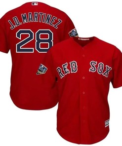 J.d. Martinez Boston Red Sox 2018 World Series Cool Base Player Jersey - Scarlet - Robokeg