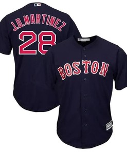 J.d. Martinez Boston Red Sox Alternate Official Cool Base Player Jersey - Navy - Robokeg