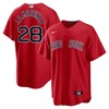J.d. Martinez Boston Red Sox Alternate Replica Player Name Jersey - Red Mlb - Robokeg