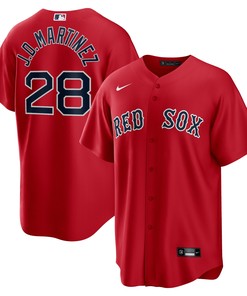 J.d. Martinez Boston Red Sox Alternate Replica Player Name Jersey - Red Mlb - Robokeg