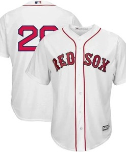 J.d. Martinez Boston Red Sox Home Official Cool Base Player Jersey - White - Robokeg
