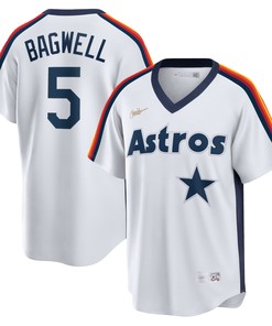 Jeff Bagwell Houston Astros Home Cooperstown Collection Logo Player Jersey - White Mlb - Robokeg