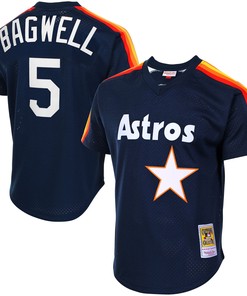 Jeff Bagwell Houston Astros Mitchell & Ness Cooperstown Mesh Batting Practice Jersey - Navy Mlb - Robokeg