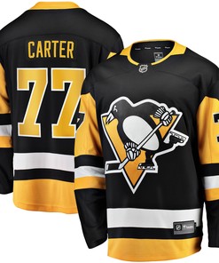 Jeff Carter Pittsburgh Penguins Fanatics Branded 2017/18 Home Breakaway Replica Jersey - Black Nhl - Robokeg