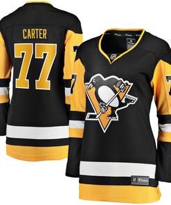 Jeff Carter Pittsburgh Penguins Fanatics Branded Womens 2017/18 Home Breakaway Jersey - Black Nhl - Robokeg
