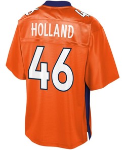 Jeff Holland Denver Broncos Nfl Pro Line Player Jersey - Orange - Robokeg
