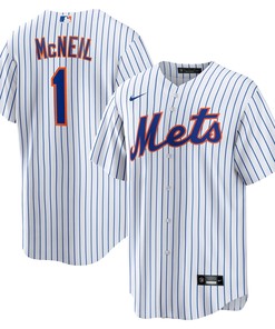 Jeff Mcneil New York Mets Home Replica Player Jersey - White Mlb Ver 1 - Robokeg