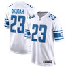 Jeff Okudah Detroit Lions Game Player Jersey White Nfl - Robokeg