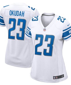 Jeff Okudah Detroit Lions Womens Game Jersey - White Nfl - Robokeg