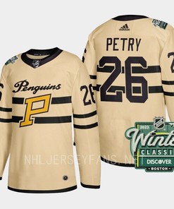 Jeff Petry 26 Pittsburgh Penguins 2023 Winter Classic Cream Jersey - Robokeg