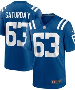 Jeff Saturday Indianapolis Colts Game Retired Player Jersey - Royal Nfl - Robokeg