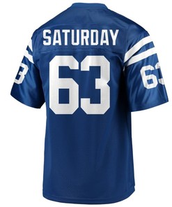 Jeff Saturday Indianapolis Colts Nfl Pro Line Retired Player Jersey - Royal - Robokeg