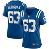 Jeff Saturday Indianapolis Colts Womens Game Retired Player Jersey - Royal Nfl - Robokeg