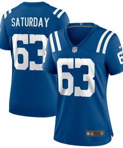 Jeff Saturday Indianapolis Colts Womens Game Retired Player Jersey - Royal Nfl - Robokeg