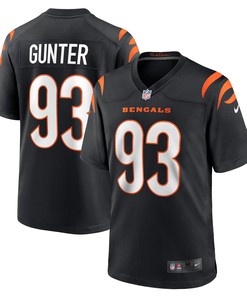 Jeffrey Gunter Cincinnati Bengals Game Player Jersey - Black Nfl - Robokeg