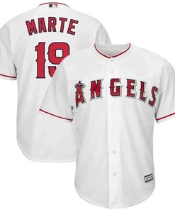 Jefry Marté Los Angeles Angels Home Cool Base Player Jersey - White - Robokeg