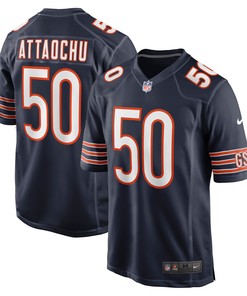Jeremiah Attaochu Chicago Bears Game Player Jersey - Navy Nfl - Robokeg