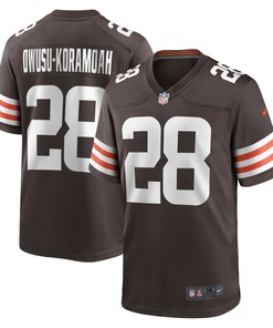 Jeremiah Owusu-koramoah Cleveland Browns Game Jersey - Brown Nfl - Robokeg