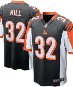 Jeremy Hill Cincinnati Bengals Nike Game Jersey - Black - Robokeg