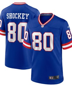 Jeremy Shockey New York Giants Classic Retired Player Game Jersey - Royal Nfl - Robokeg