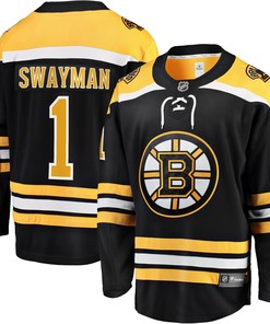 Jeremy Swayman Boston Bruins Fanatics Branded 2017/18 Home Breakaway Replica Jersey - Black Nhl - Robokeg