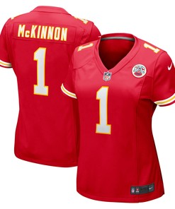 Jerick Mckinnon Kansas City Chiefs Womens Game Player Jersey - Red Nfl - Robokeg