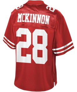 Jerick Mckinnon San Francisco 49ers Nfl Pro Line Team Player Jersey - Scarlet - Robokeg