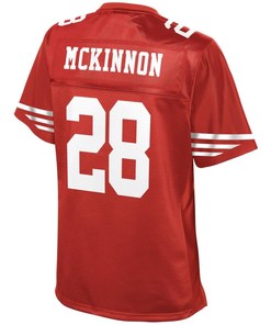 Jerick Mckinnon San Francisco 49ers Nfl Pro Line Womens Team Color Player Jersey - Scarlet - Robokeg