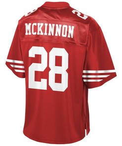 Jerick Mckinnon San Francisco 49ers Nfl Pro Line Youth Team Color Player Jersey - Scarlet - Robokeg