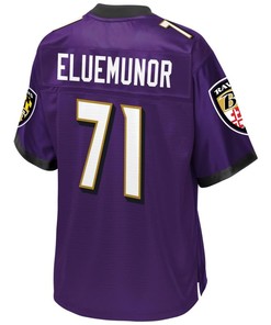 Jermaine Eluemunor Baltimore Ravens Nfl Pro Line Team Color Player Jersey - Purple - Robokeg