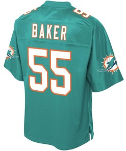 Jerome Baker Miami Dolphins Nfl Pro Line Player Jersey - Aqua - Robokeg