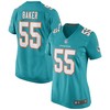 Jerome Baker Miami Dolphins Womens Game Jersey - Aqua Nfl - Robokeg