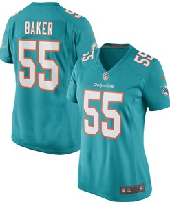 Jerome Baker Miami Dolphins Womens Game Jersey - Aqua Nfl - Robokeg